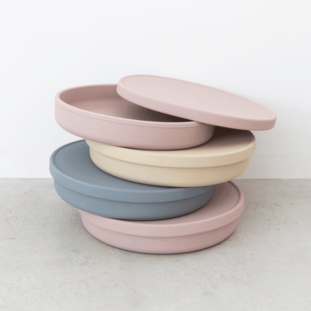 Silicone Plate & Lid Set - Catchy